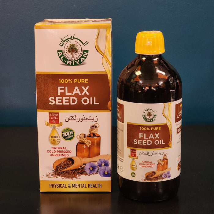 Organic Flaxseed Oil (16 oz) | End-of-Stock by Adiva Naturals