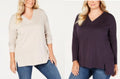 Style & Co Plus Size High-low Over-sized Tunic Sweater by Vanessa Jane