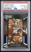 Robert Parish Signed 2008 Donruss Sports Legends #52 (PSA) by Price Is Right Miami