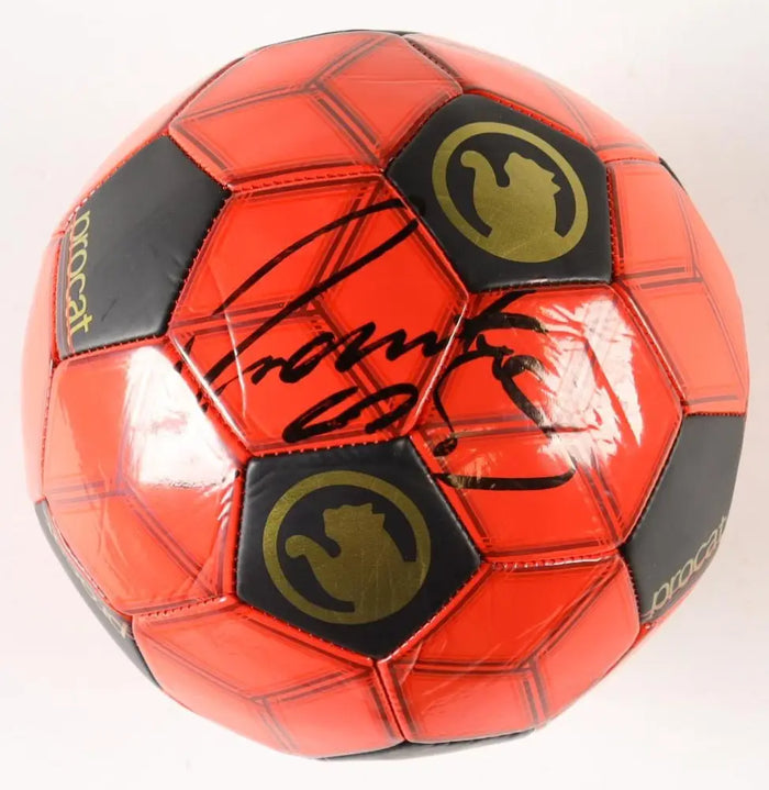 Roberto Carlos Signed Soccer Ball (Beckett) Beckett Witnessed by Price Is Right Miami