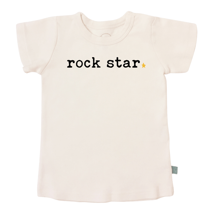 graphic tee | rock star by Finn + Emma