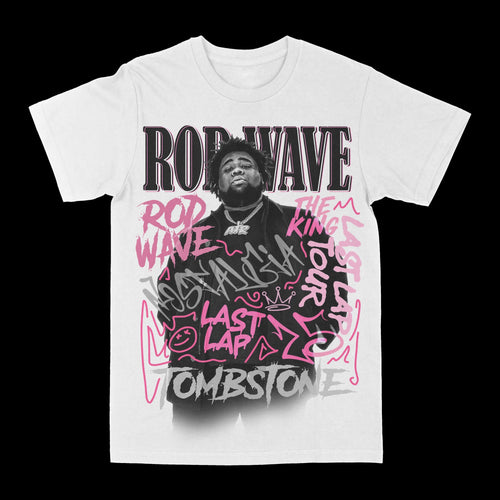 Rod Wave "Last Lap Tour Graffiti" Graphic Tee by Obsessed with graphic tees