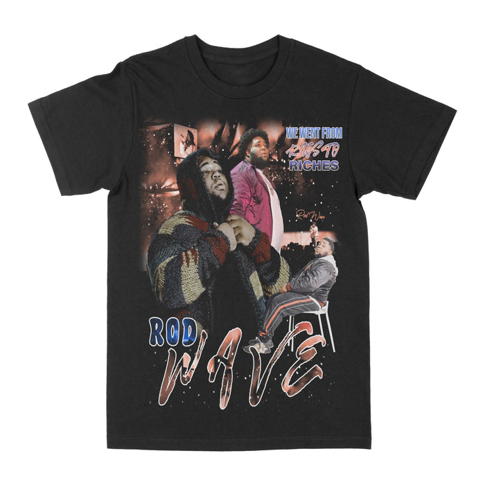 Rod Wave "Rags To Riches" Graphic Tee by Obsessed with graphic tees