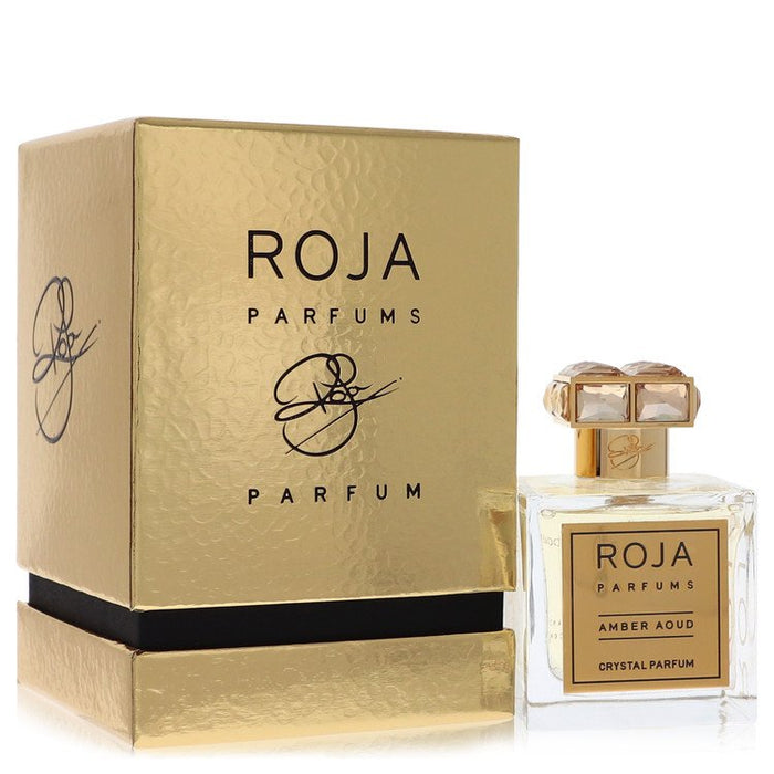 Roja Amber Aoud Crystal by Roja Parfums Extrait De Parfum Spray (Unisex) 3.4 oz for Women by Avera Group
