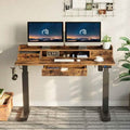Rolanstar Single Motor Free Standing Electric Height Adjustable Desk by DailySale