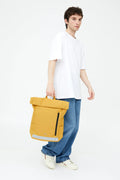 Roll Reflective Backpack Mustard by Lefrik USA