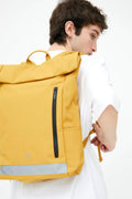 Roll Reflective Backpack Mustard by Lefrik USA