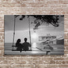 Romantic Swing Family Names Sign