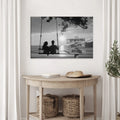 Romantic Swing Family Names Sign by Tailored Canvases