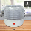 Ronco 5-Tray Dehydrator, Food Preserver, Quiet Dehydrating and Easy to Use by DailySale