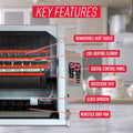 Ronco Digital Rotisserie Oven, Platinum Digital Design, Large Capacity by DailySale