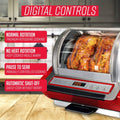 Ronco EZ-Store Rotisserie Oven, Large Capacity (15lbs) Countertop Oven by DailySale