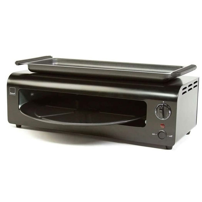 Ronco Pizza & More Home Pizza and Wing Oven with Removable Warming Tray and Pan by DailySale