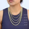 Rope Chain in Yellow Gold - 6mm by DailySale