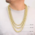 Rope Chain in Yellow Gold - 6mm by DailySale