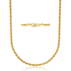 Rope Chain in Yellow Gold - 6mm