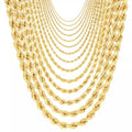 Rope Chain in Yellow Gold - 6mm by DailySale
