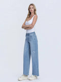 Rosalee High Rise Wide Leg Jeans by Boutique 23