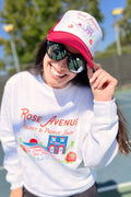 Rose Avenue Racket & Paddle Shop Hat by Ace The Moon
