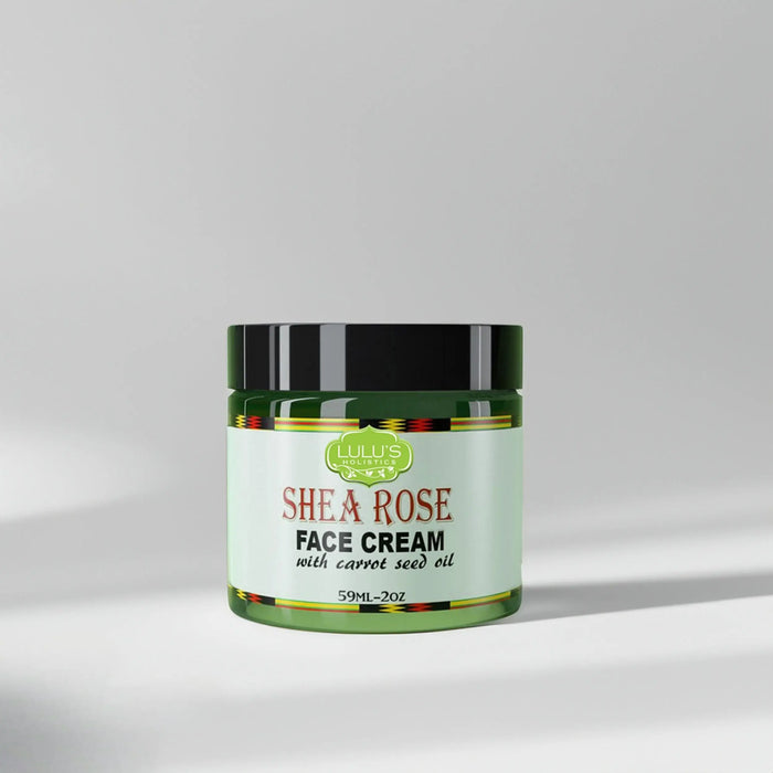 Rose & Carrot Seed Face Cream – Nourishing Brightening Cream by Lulu’s Holistics