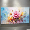Rose Flower Wall Art by Tailored Canvases