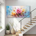Rose Flower Wall Art by Tailored Canvases
