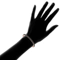 Rose Gold Black Cubic Zirconia Tennis Bracelet by DailySale