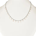 Rose Quartz Layer Necklace by Fine Color Jewels