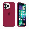 iPhone Silicone Case (Rose Red) by Vogueen