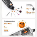 Rotary Tool 1.8 Amp Power with MultiPro Keyless and 170 Accessories - RTD36AC by DailySale