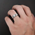 Rotatable Stainless Steel Anxiety Ring by DailySale