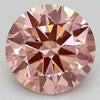 Round 3.25 ct Fancy Intense Pink VS1 IGI Certified Lab Grown HPHT Diamond Round