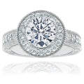 Round Halo Colored Rings by DailySale