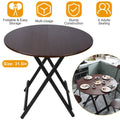 Round High Top Folding Table by DailySale