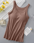 Round Neck Tank with Bra by Boutique 23