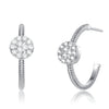 Round Open Hoop Earrings