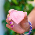 Royal Diamond Heart - Madagascar Rose Quartz for Infinite Love by Conscious Items