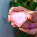 Royal Diamond Heart - Madagascar Rose Quartz for Infinite Love by Conscious Items