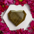 Royal Diamond Heart - Mexican Gold Obsidian for Protection by Conscious Items