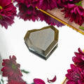 Royal Diamond Heart - Mexican Gold Obsidian for Protection by Conscious Items