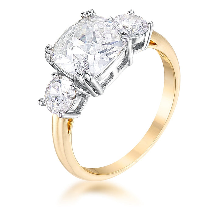 Avera The Cushion Cut Royal Ring in 14k Gold by Avera Group