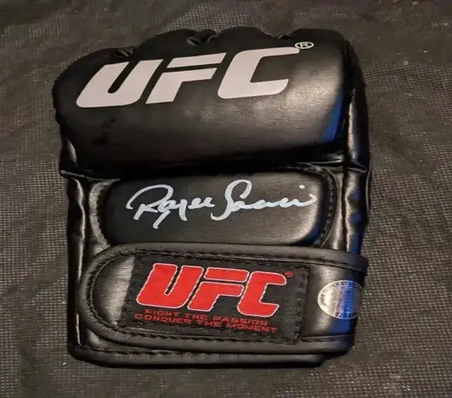 Royce Gracie Signed UFC Glove (COA) by Price Is Right Miami