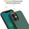 Rubber Case for iPhone 12 and iPhone 12 Pro Case 6.1 inch by DailySale