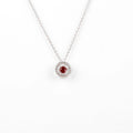 Ruby Dancing Necklace by Fine Color Jewels