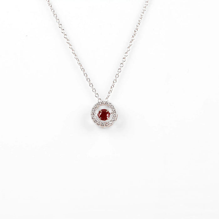 Ruby Dancing Necklace by Fine Color Jewels