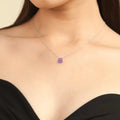 Ruby Encrusted Pendant Necklace by Fine Color Jewels