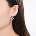 Ruby Evil Eye Earrings by Fine Color Jewels