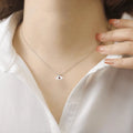 Ruby Evil Eye Necklace by Fine Color Jewels