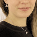 Ruby Evil Eye Necklace by Fine Color Jewels