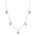 Ruby Layering Necklace by Fine Color Jewels